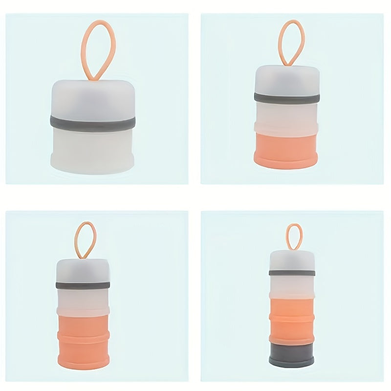 Boîte à Lait en Poudre 4 Couches, Distributeur de Formule Portable — Monptitlou