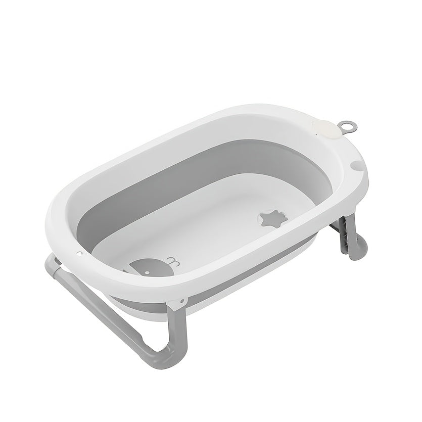 Baignoire pour bébé, trois couleurs au choix, motif mignon de baleine — Monptitlou