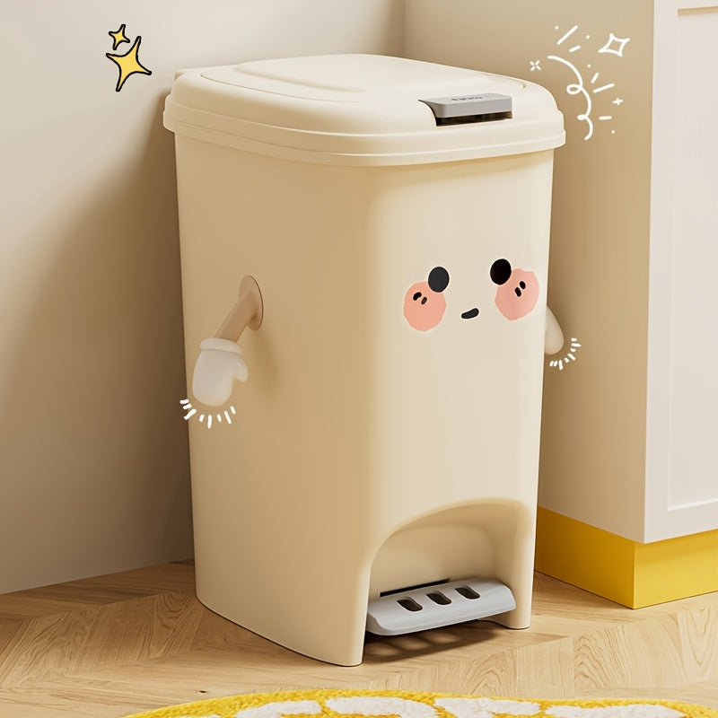 [Poubelle maison colorée] Poubelle Cartoon Amusante – Grande Poubelle à — Monptitlou