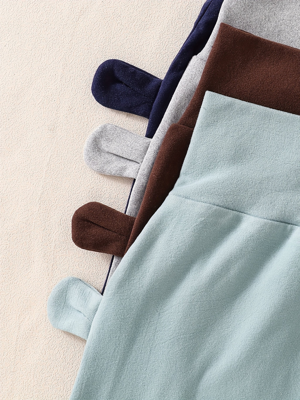 Pantalons harem en tricot doux pour bébé, taille haute — Monptitlou
