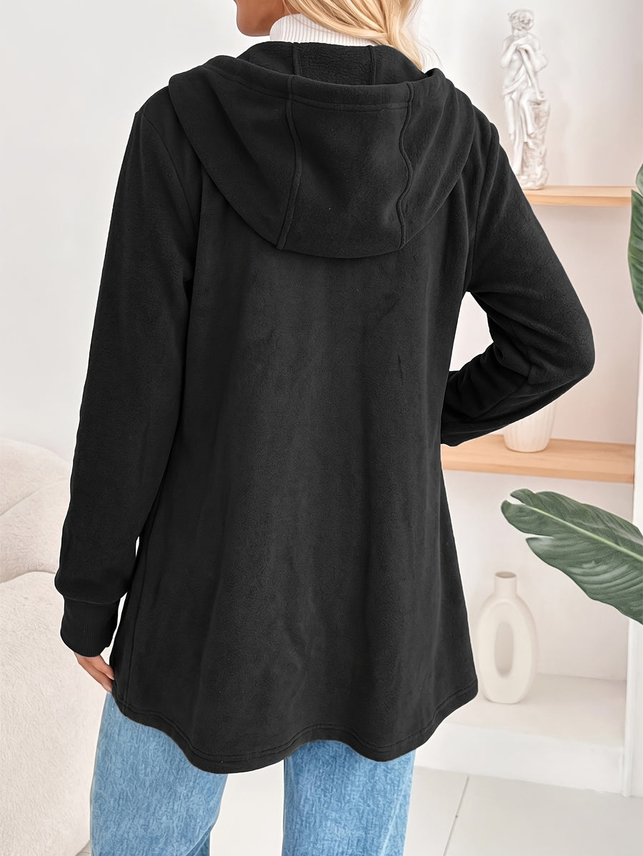 Maternité Hiver Couleur Unie Porte-Bébé Multifonctionnel Manteau Chaud — Monptitlou