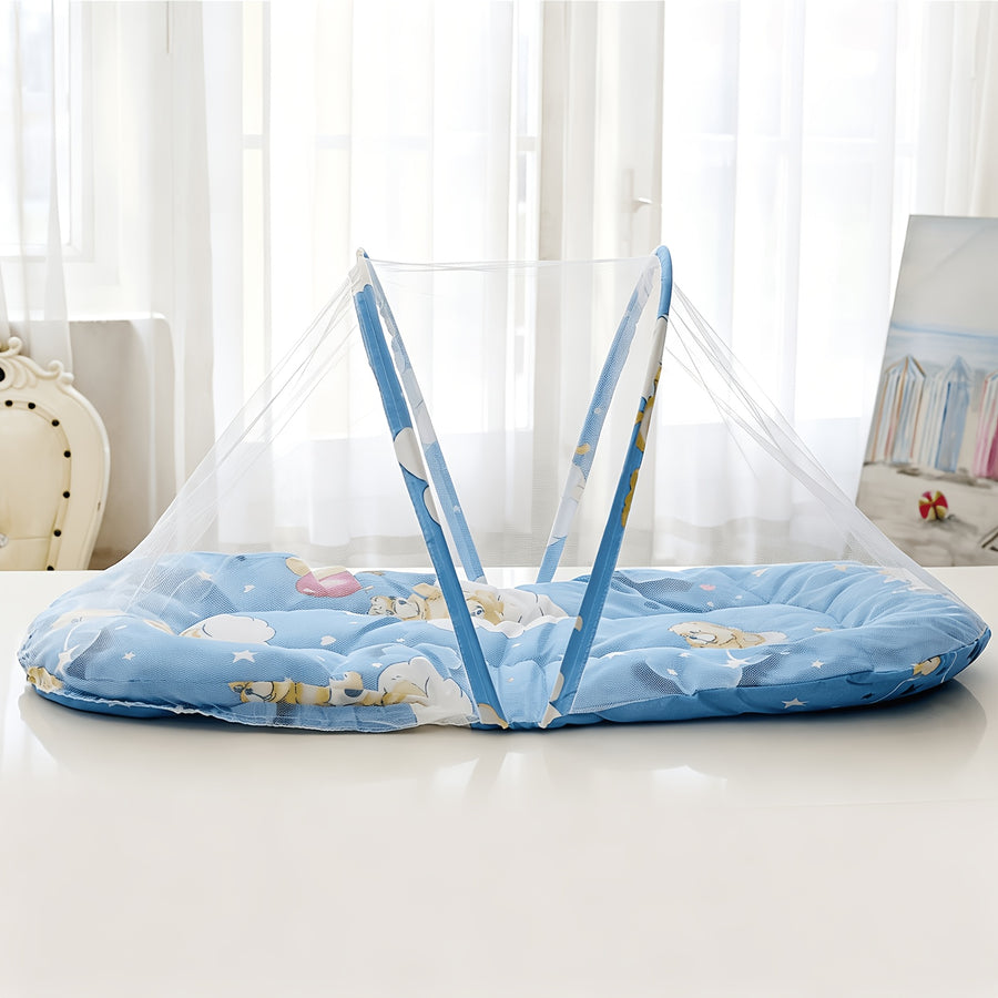 Moustiquaire de lit portable pour enfants à imprimé dessin animé — Monptitlou