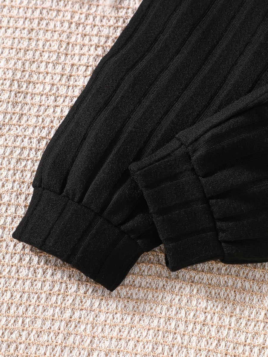 Ensemble 2 pièces pour garçons, tenue décontractée tendance à col rond — Monptitlou