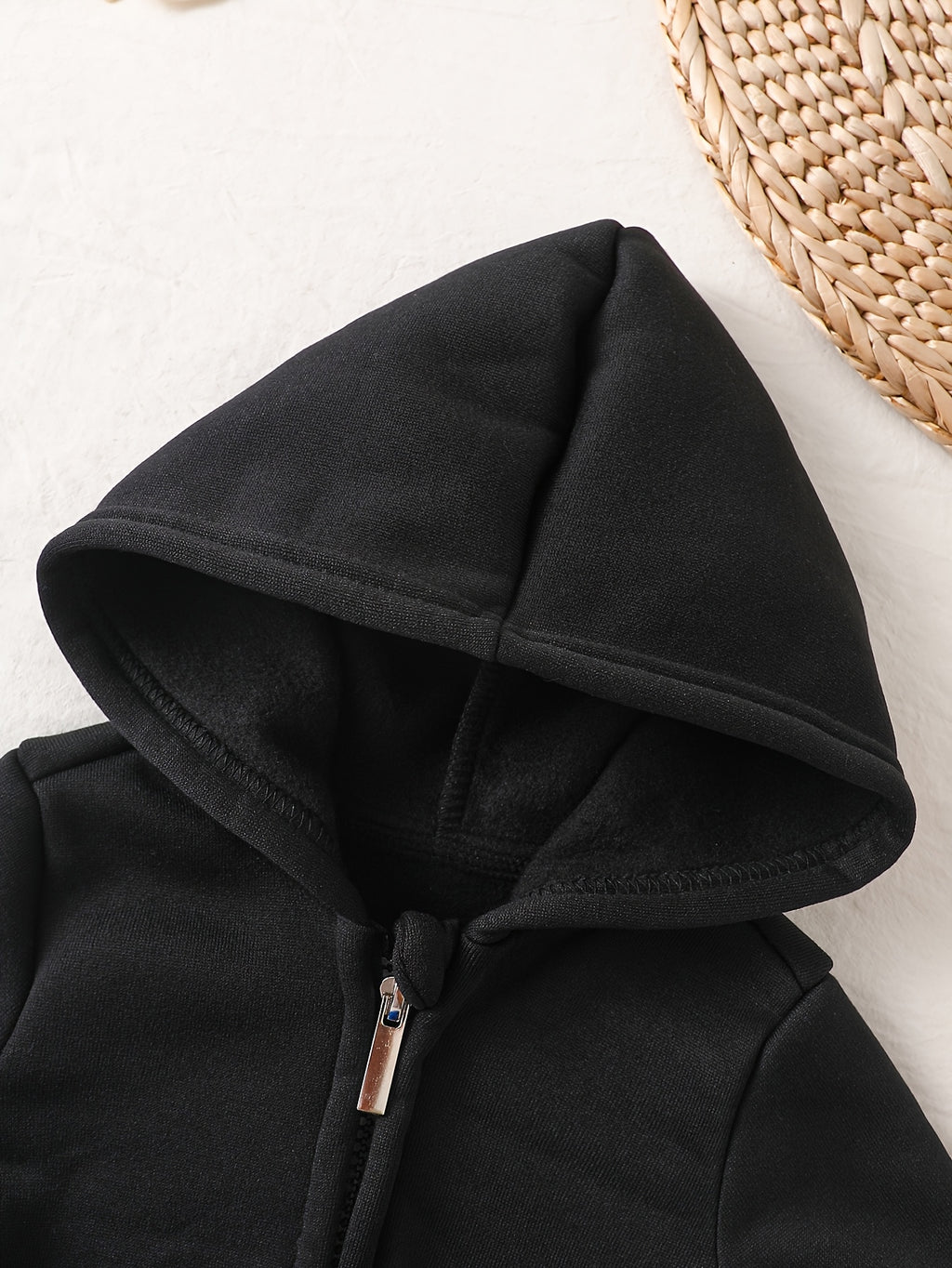 Sweat à capuche unis décontractés pour garçons et filles — Monptitlou