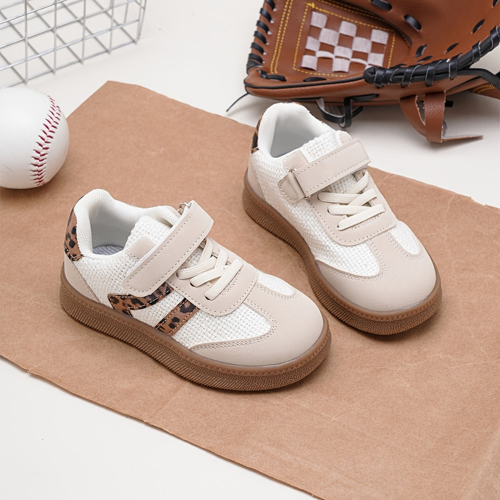 1 Paire de Baskets Décontractées à la Mode à Imprimé Léopard et à — Monptitlou