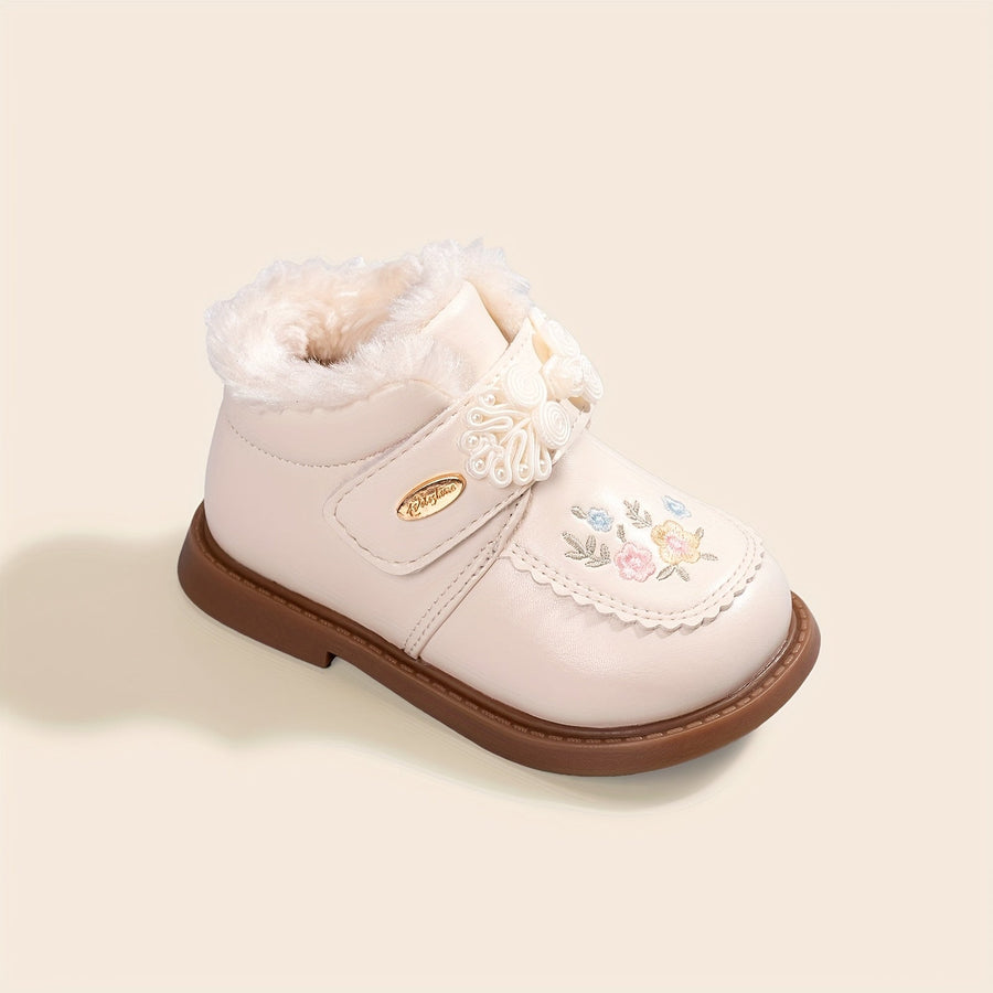Nouvelles chaussures de princesse mi-mollet pour filles, hiver 2025 — Monptitlou