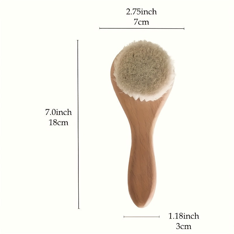 Une brosse à cheveux personnalisée avec un motif d'éléphant — Monptitlou