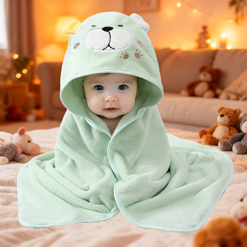 Nouveau peignoir de bain en molleton de corail pour bébé/enfant — Monptitlou Image
