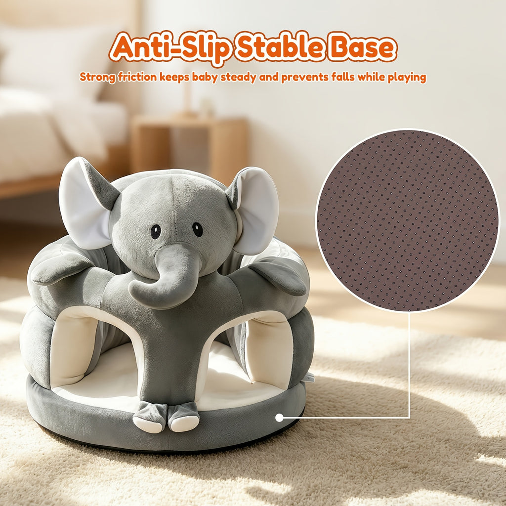 Siège d'appoint ergonomique pour bébé aspect ours/éléphant — Monptitlou