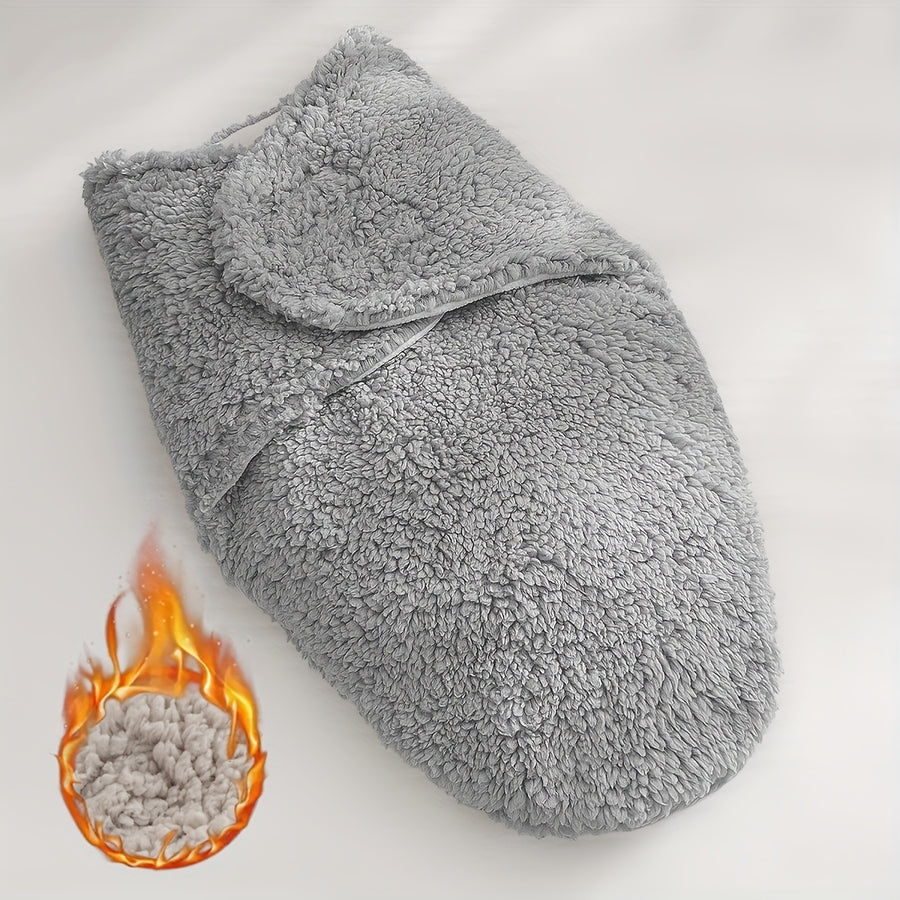 Couverture d'emmaillotage pour bébé, Enveloppement épais d'automne — Monptitlou