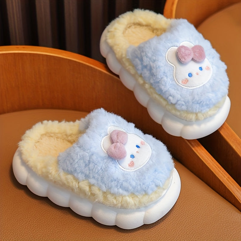 1 Paire de Pantoufles d'Hiver en Peluche pour Bébé — Monptitlou