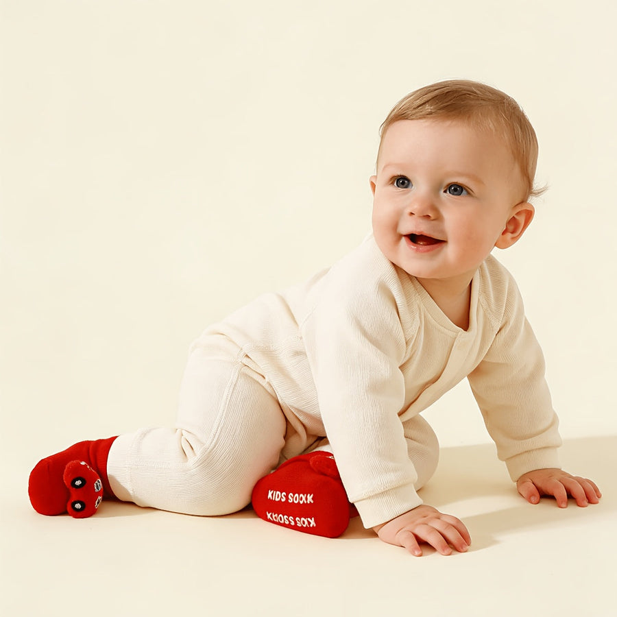 Paires de chaussettes bébé adorables 3D en couleurs polyvalentes noir — Monptitlou