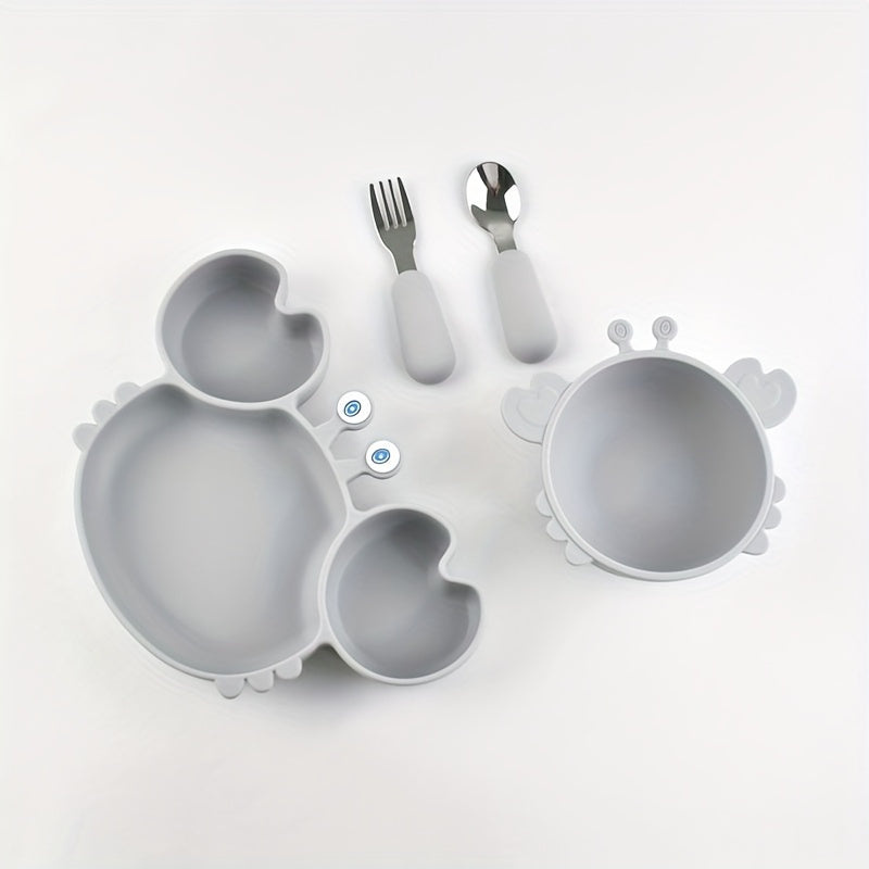 D'ustensiles d'alimentation en silicone pour enfants — Monptitlou