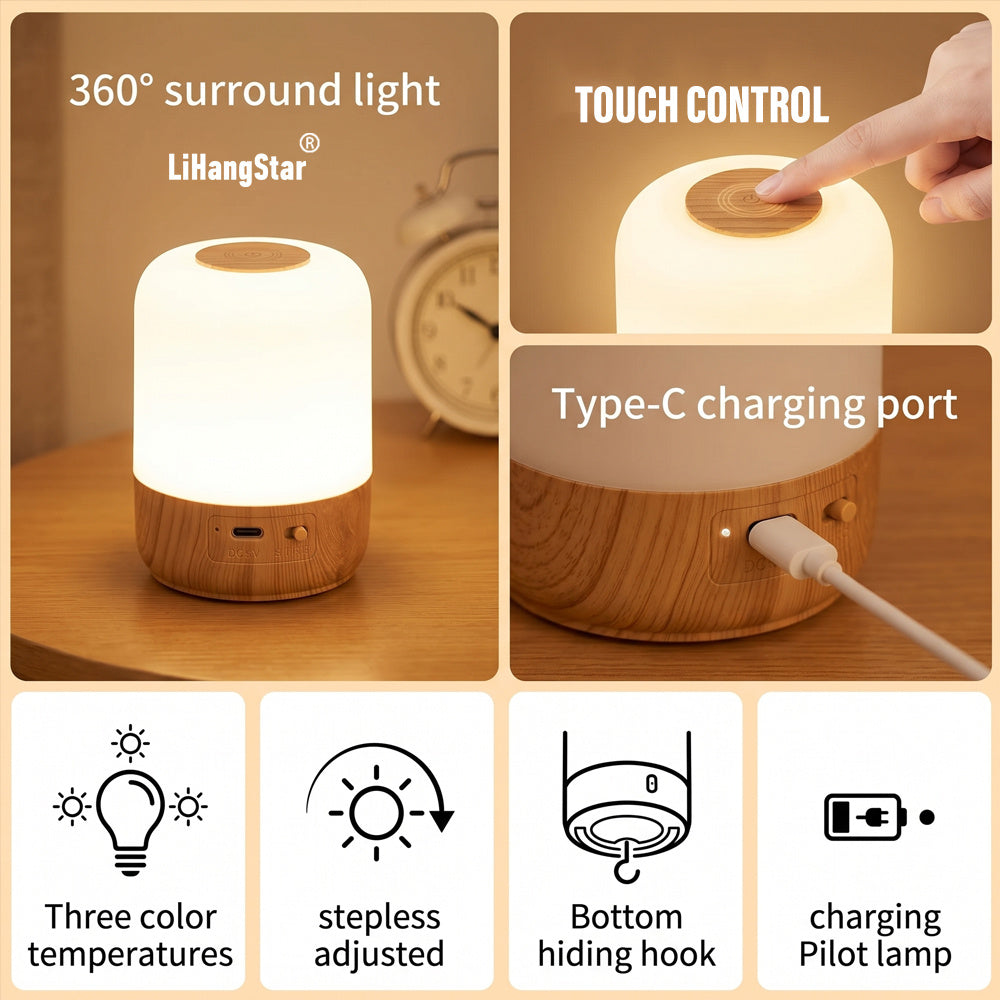 Veilleuse LED Intelligente à Commande Tactile — Monptitlou Image