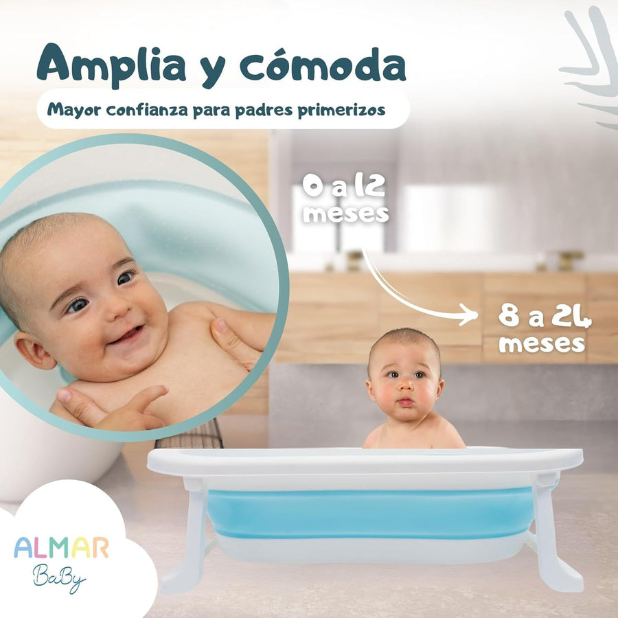 Baignoire pliable pour bébé jusqu'à 24 mois — Monptitlou