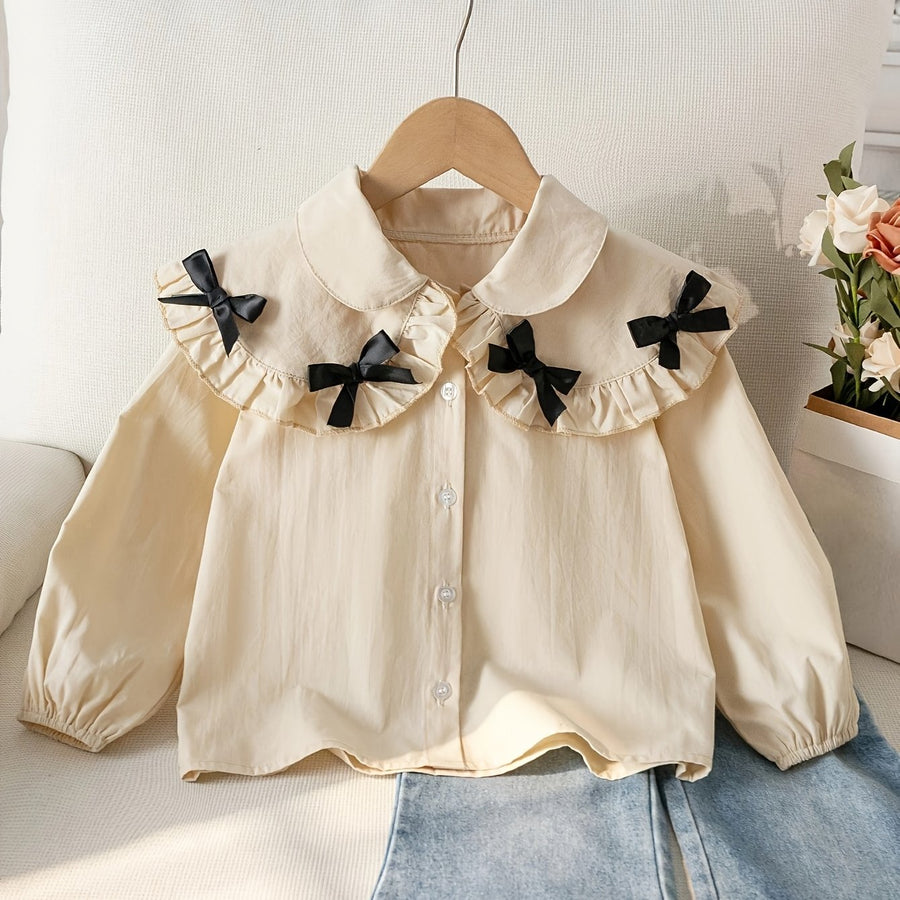 Nouvelle chemise décontractée printemps/été pour filles — Monptitlou