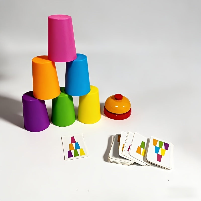 Jeu de gobelets à empiler Memory, gobelets à associer et empiler, photo 15