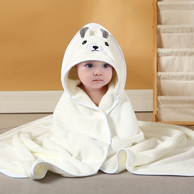 Serviette de bain pour bébés - adaptée aux garçons et filles — Monptitlou