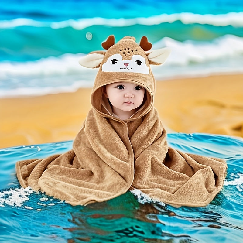 Serviette de bain pour bébé avec motif de dessin animé attrayant en — Monptitlou