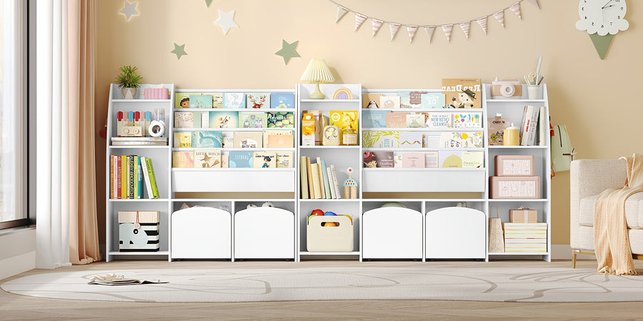 Étagère pour enfants avec porte-journaux — Monptitlou