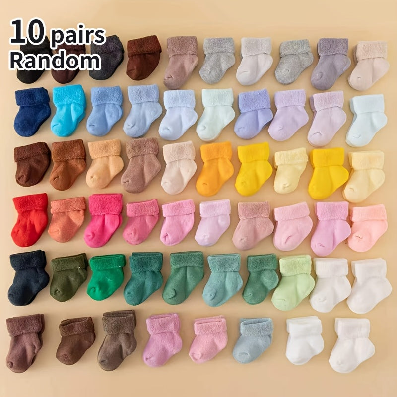 Paires de chaussettes confortables et chaudes, aléatoires — Monptitlou