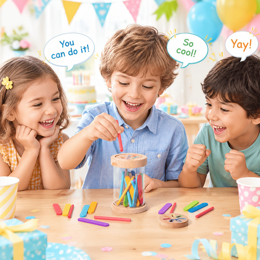 Jeu éducatif en bois pour enfants — Monptitlou