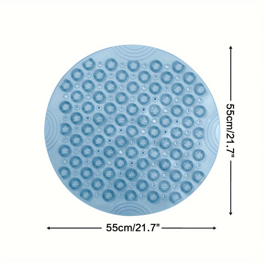 Tapis de bain de douche antidérapant, cercle, tapis de baignoire — Monptitlou