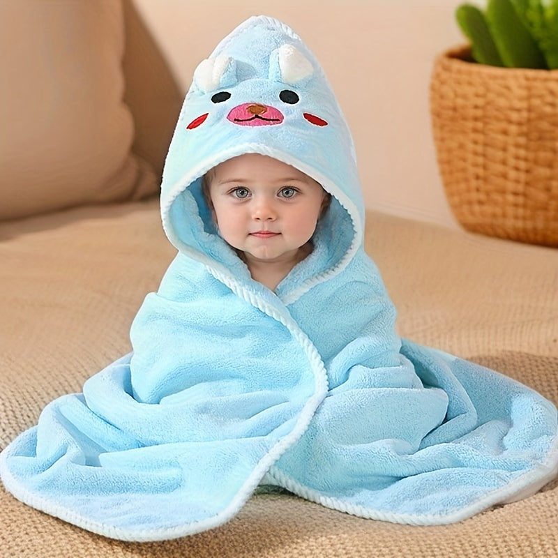 Serviette de bain pour bébé style peignoir pour rester au chaud pendant — Monptitlou