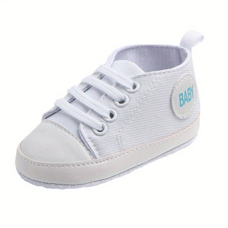 Chaussures en Toile pour Bébé 0-1 An Printemps et Automne Chaussures de — Monptitlou Image