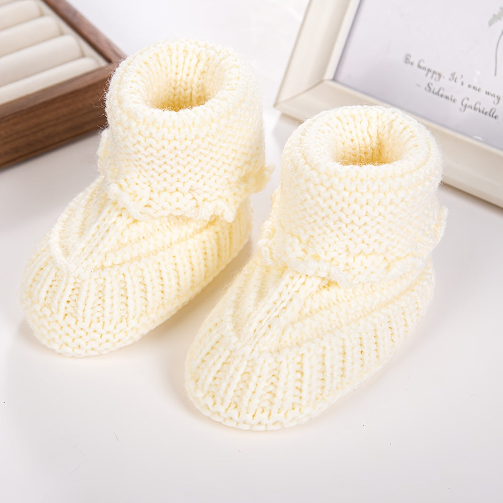 1 paire de chaussettes bébé en tricot 0-12 mois — Monptitlou