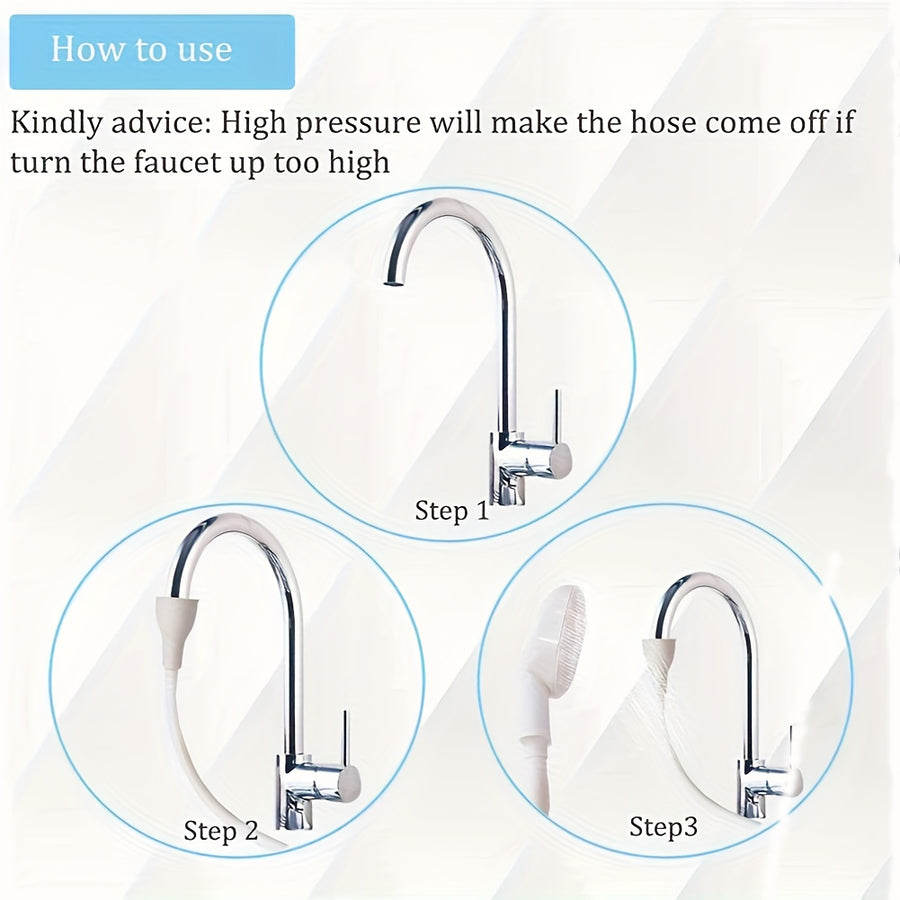 Ensemble de douche portable pour robinet, deux pièces, photo 20