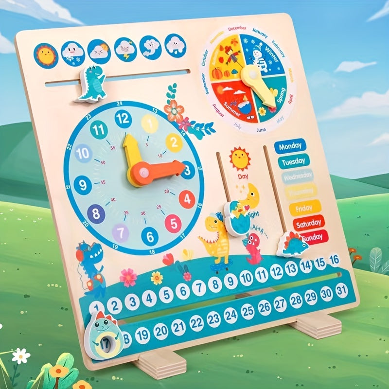 Planche puzzle horloge calendrier — Monptitlou