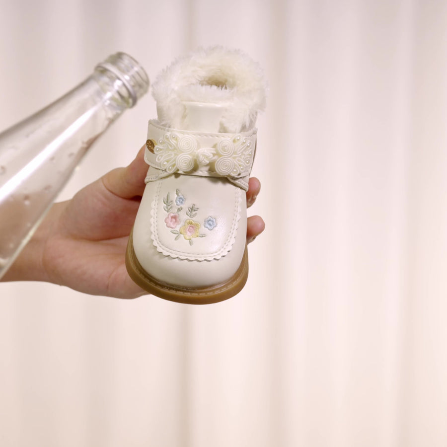 Nouvelles chaussures de princesse mi-mollet pour filles, hiver 2025 — Monptitlou