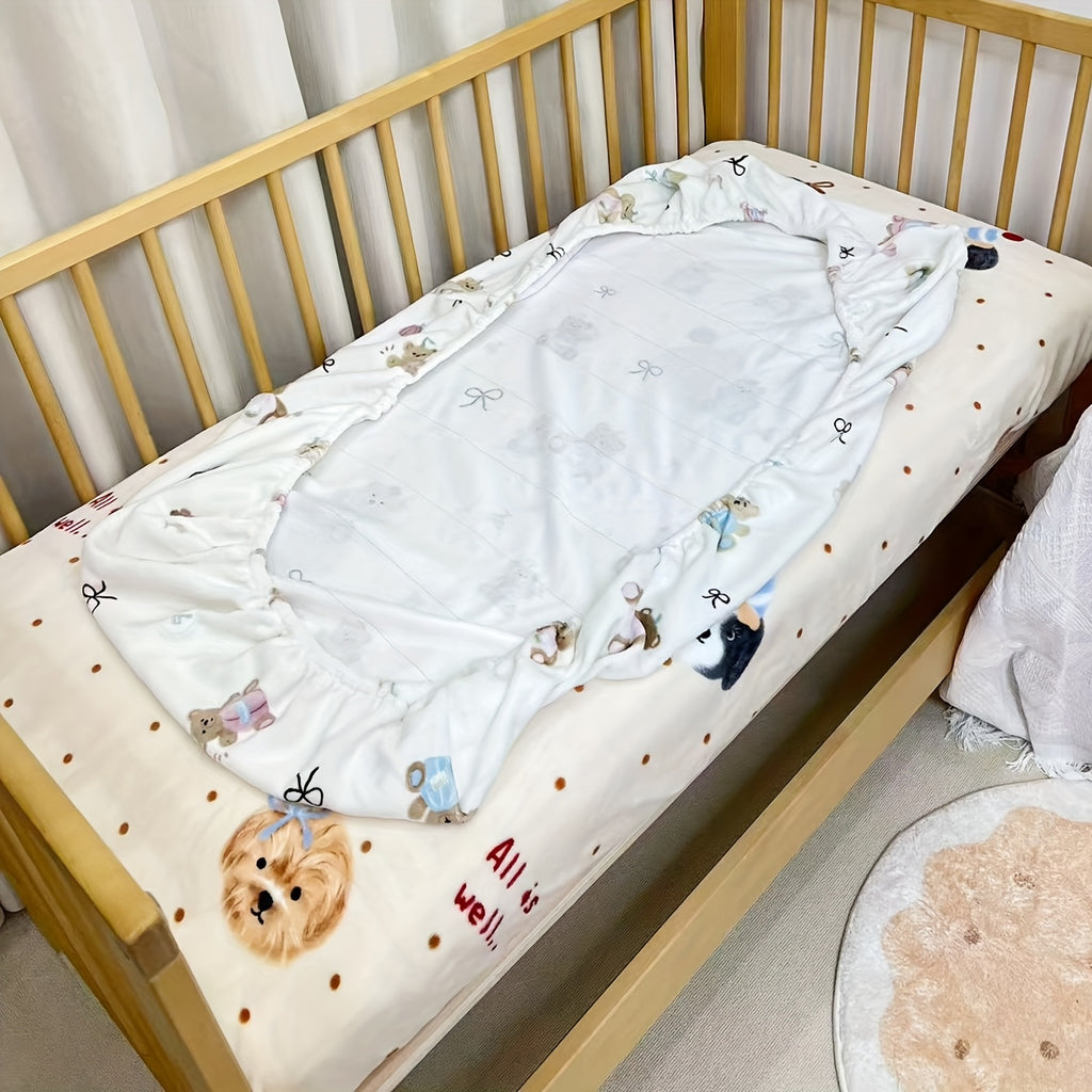 Drap-housse en peluche, couvre-matelas épais, photo 15