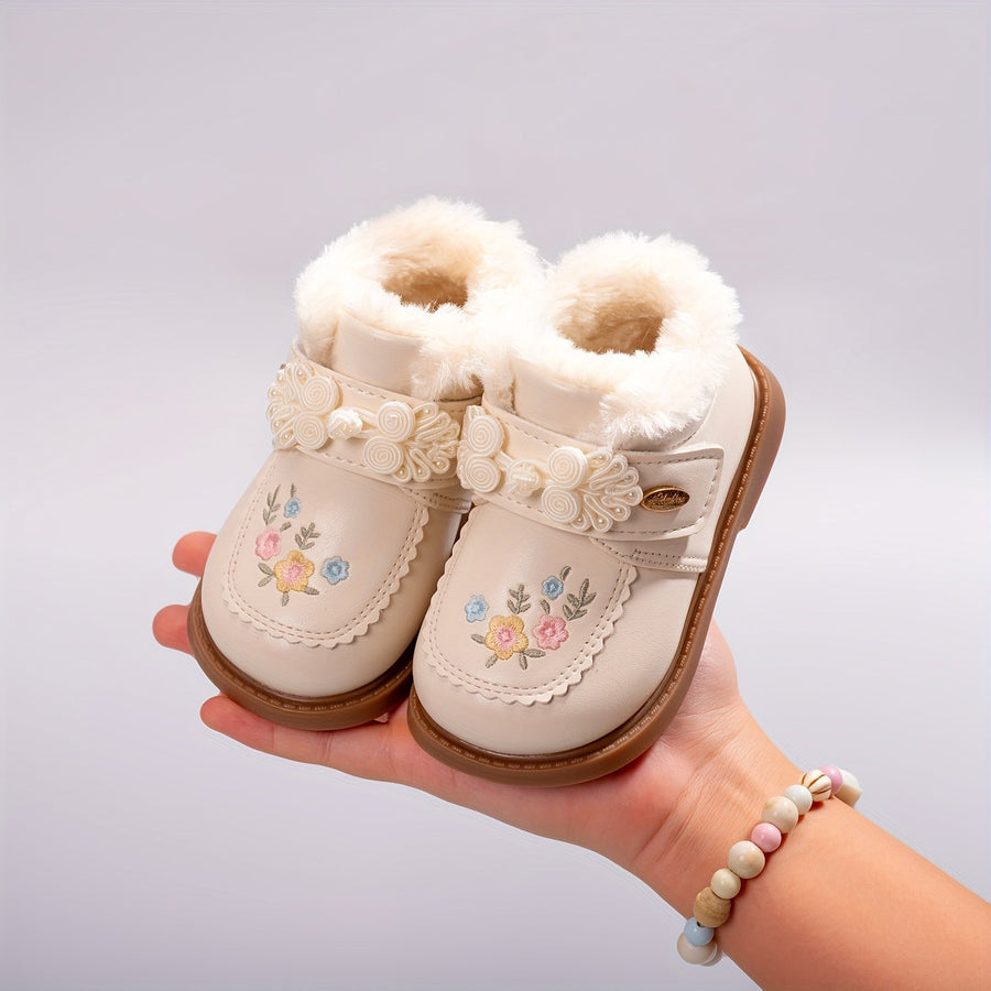Nouvelles chaussures de princesse mi-mollet pour filles, hiver 2025 — Monptitlou