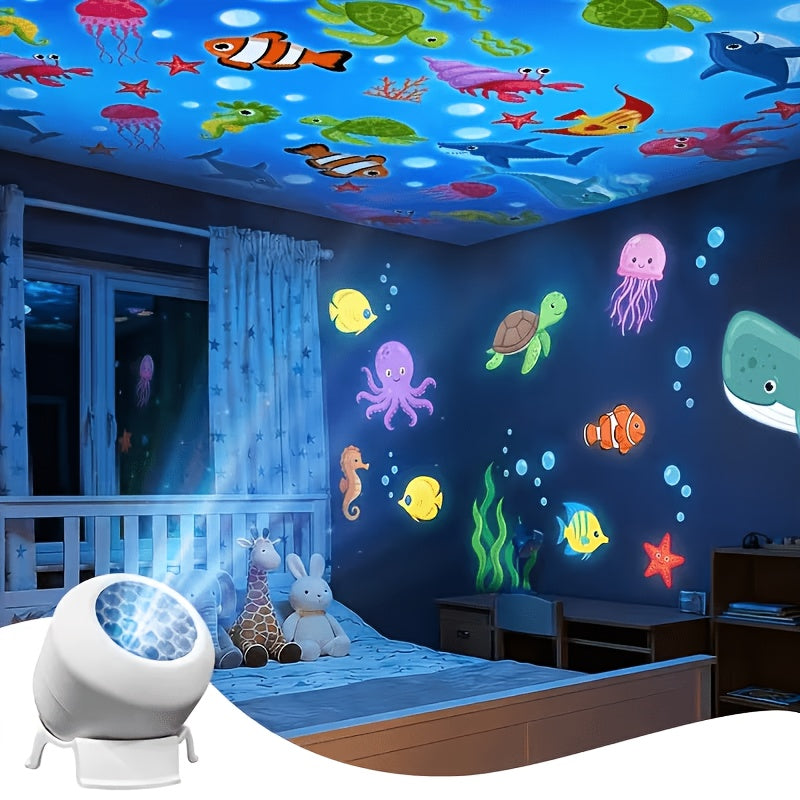 [Projection océan étoiles] Lampe de table à projection LED créative — Monptitlou