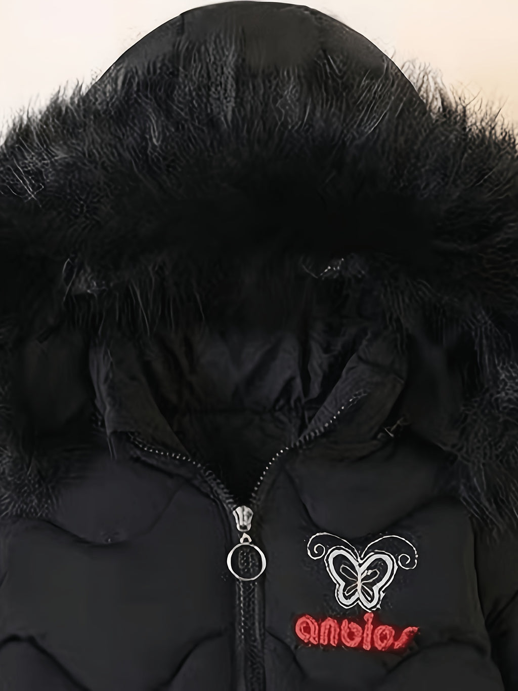Veste chaude d'extérieur matelassée pour fille, matelassée pour enfant — Monptitlou