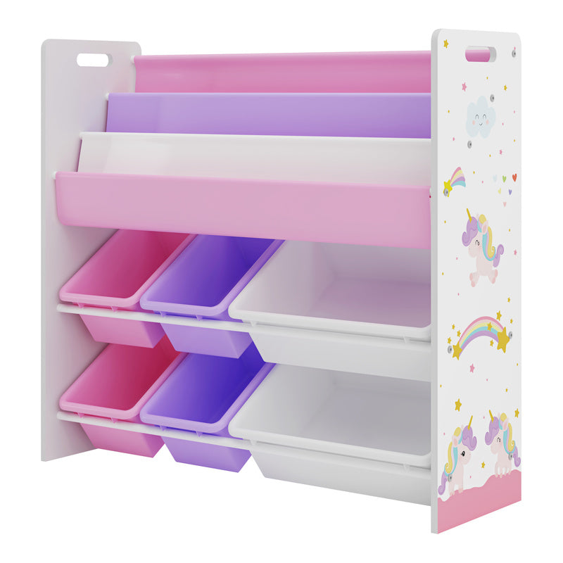 Étagère pour enfants 'Rødøy avec 6 boîtes 78 X 86 X 27 Cm — Monptitlou