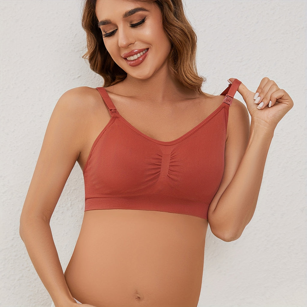 Soutien-gorge d'allaitement sans armature, noir — Monptitlou
