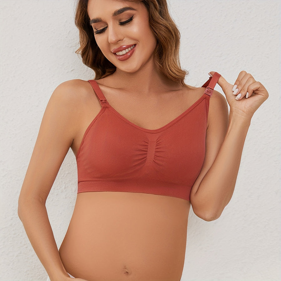 Soutien-gorge d'allaitement sans armature, noir — Monptitlou