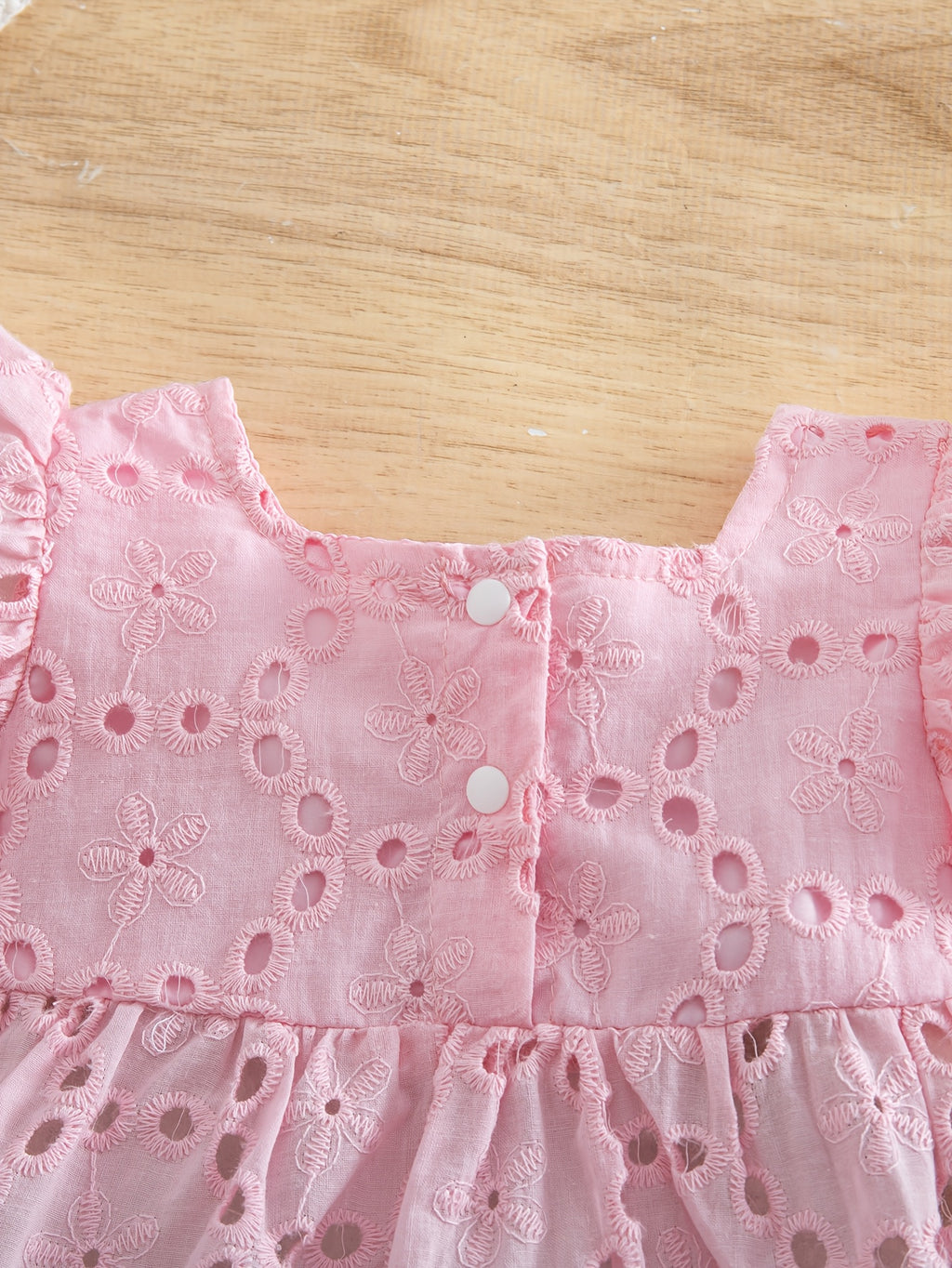 Ensemble été pour bébé fille : haut décontracté et mignon avec nœud — Monptitlou