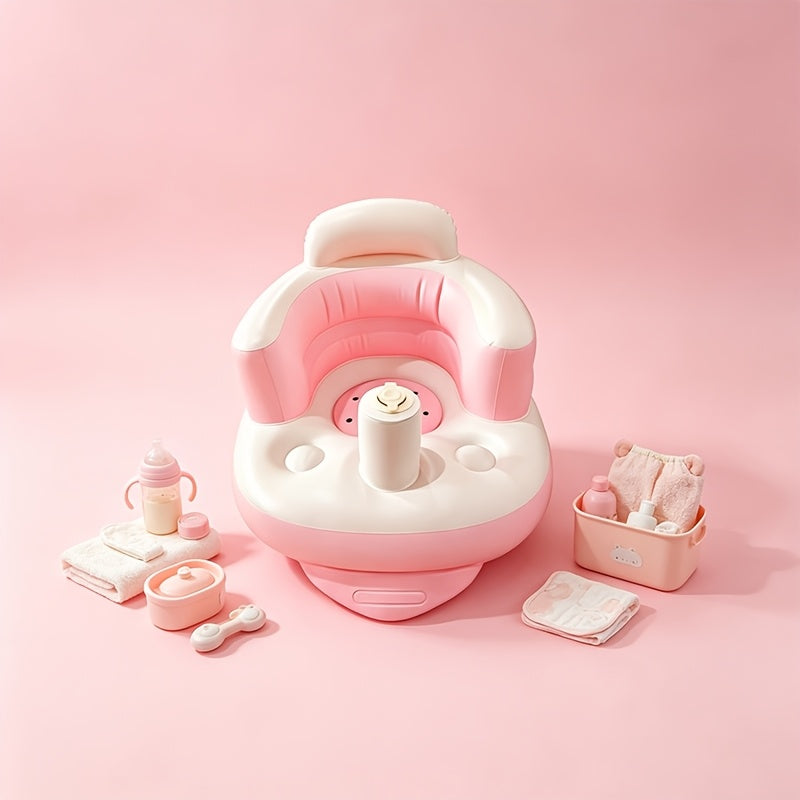 Chaise d'apprentissage gonflable pliable pour bébé, chaise de sol — Monptitlou Image
