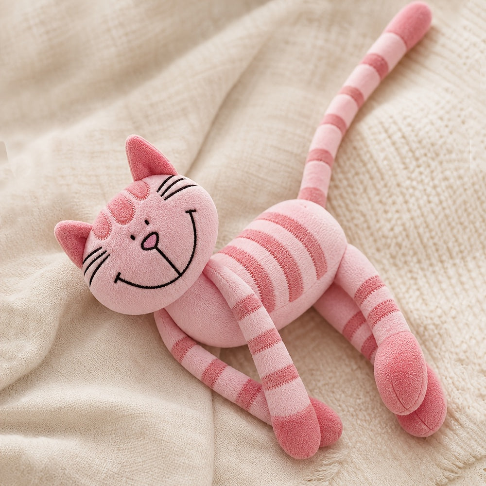 Poupée en peluche chaton rose guérisseur — Monptitlou