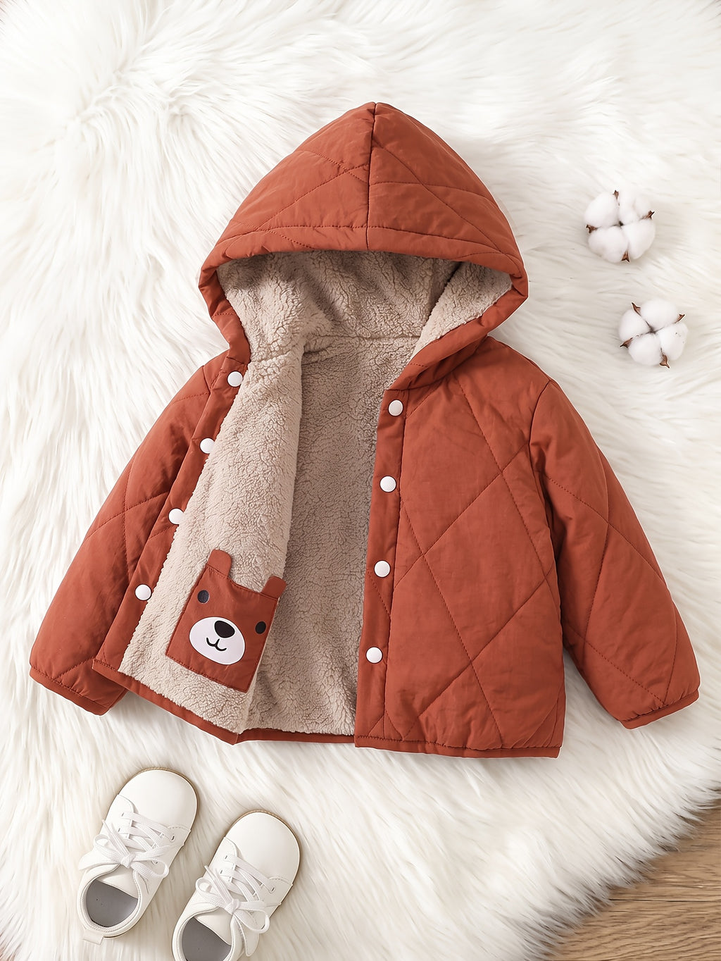 Vêtements pour bébé, Veste chaude à manches longues d'automne pour — Monptitlou
