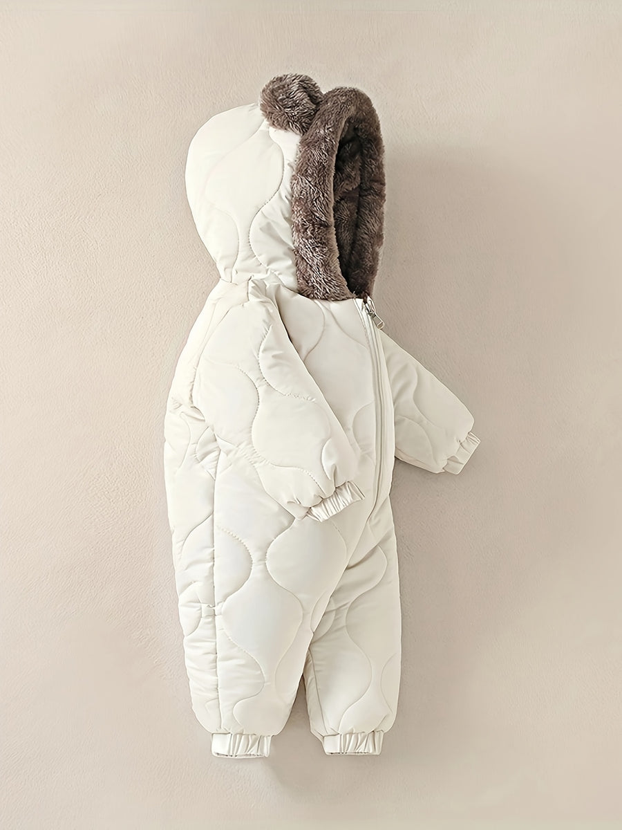 Combinaison d'Hiver Doublée Polaire Unisexe à Capuche, photo 13