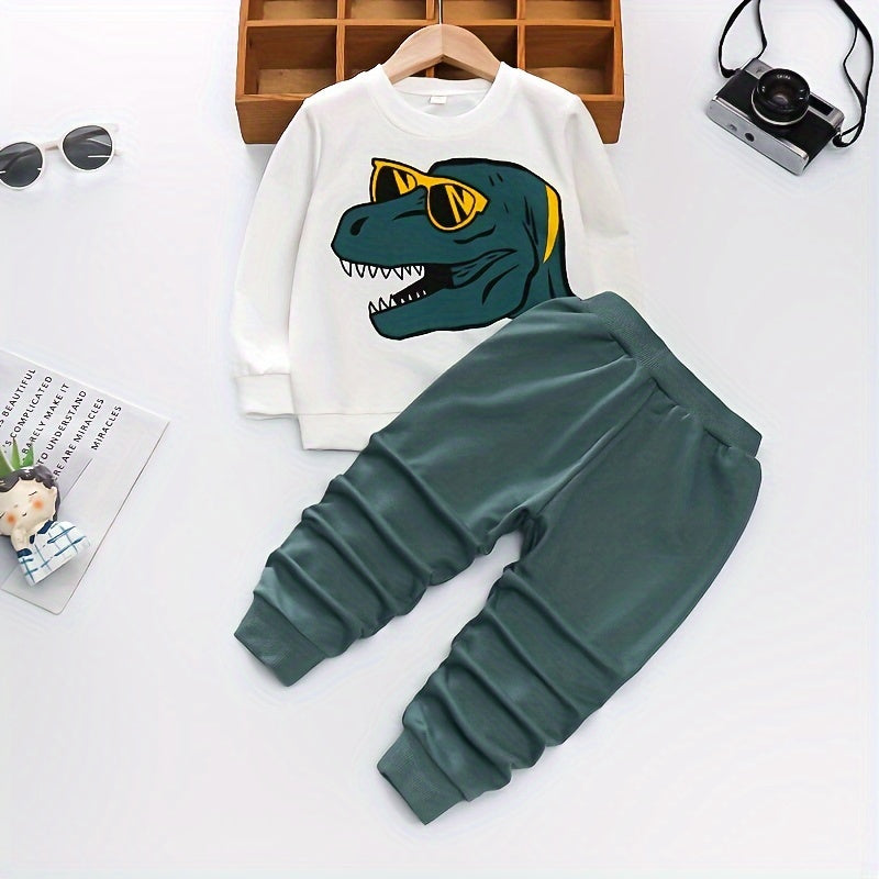 Ensemble garçon d'automne : lunettes — Monptitlou
