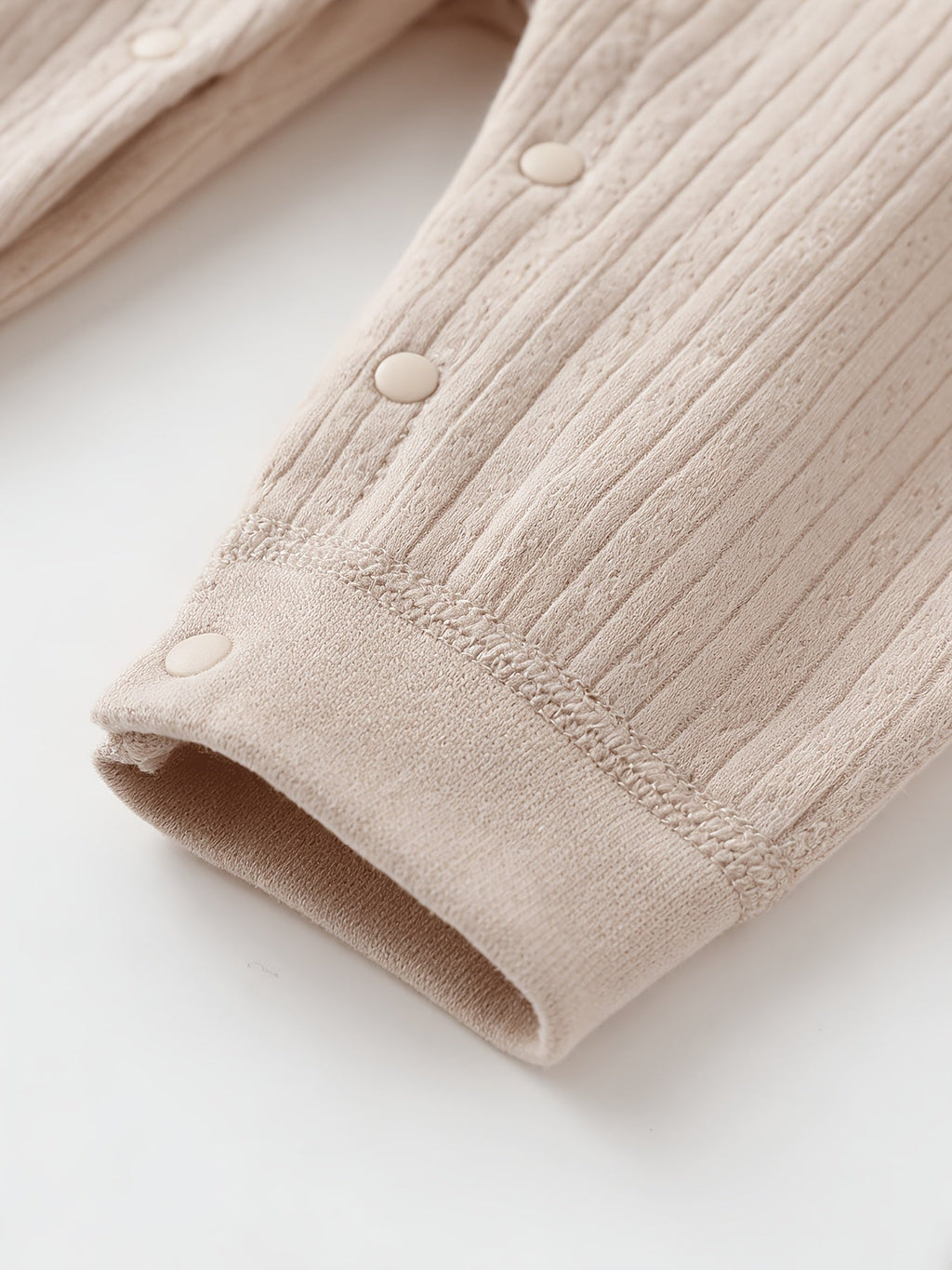 Body manches longues bébé couleur unie boutons-pression 2026 — Monptitlou