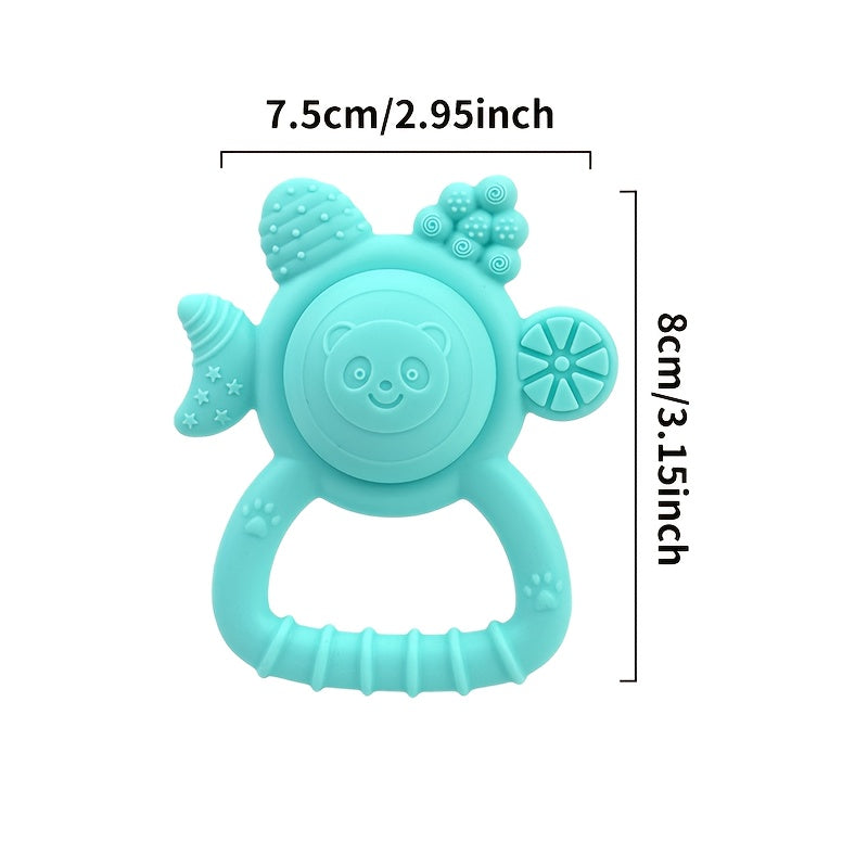 Hochet et Anneau de Dentition Mignon en Panda — Monptitlou