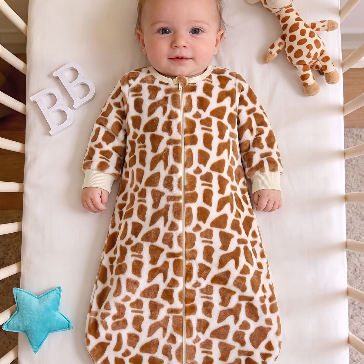 Combinaison-sac de couchage pour enfants à imprimé girafe — Monptitlou Image