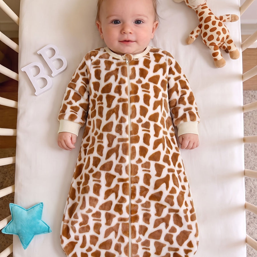Combinaison-sac de couchage pour enfants à imprimé girafe — Monptitlou